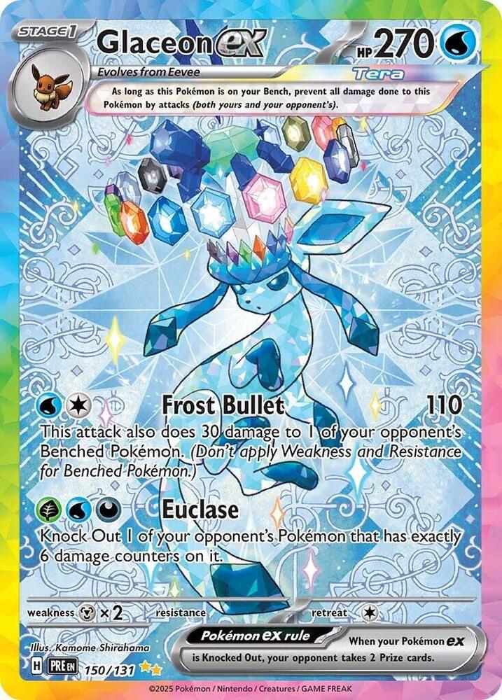 Glaceon ex (150/131) [Scarlet & Violet: Prismatic Evolutions] | Gear Gaming Fayetteville