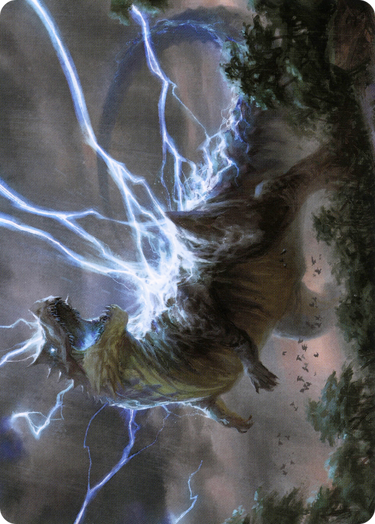 Thrasta, Tempest's Roar Art Card (41) [Modern Horizons 2 Art Series] | Gear Gaming Fayetteville