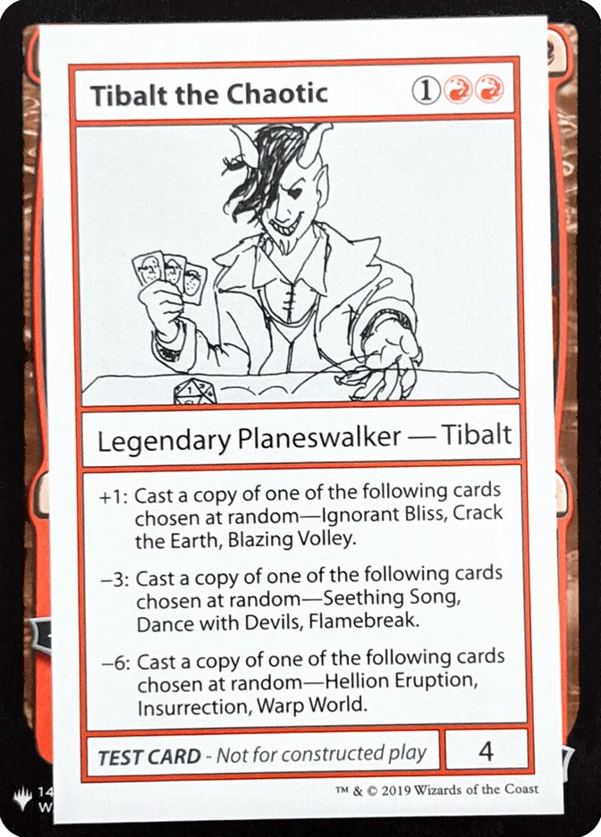 Tibalt the Chaotic [Mystery Booster Playtest Cards] | Gear Gaming Fayetteville