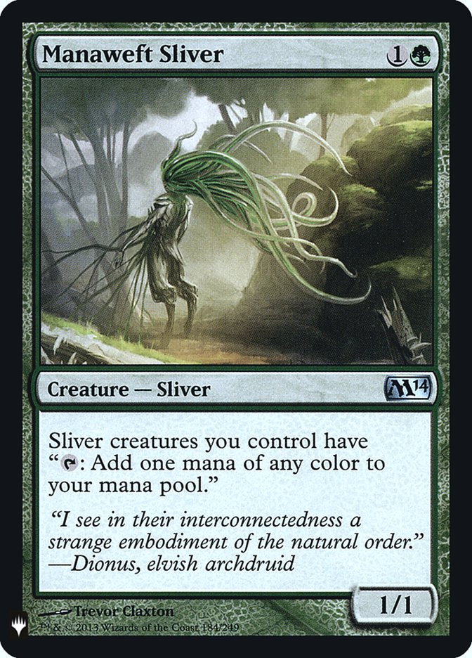 Manaweft Sliver [Mystery Booster] | Gear Gaming Fayetteville