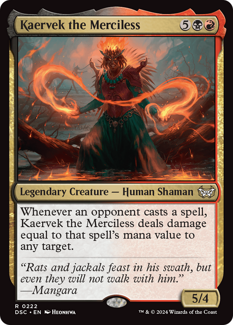 Kaervek the Merciless [Duskmourn: House of Horror Commander] | Gear Gaming Fayetteville