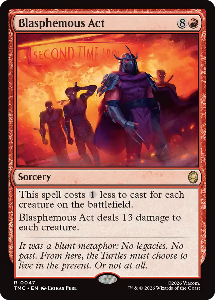 Blasphemous Act [Teenage Mutant Ninja Turtles Commander] | Gear Gaming Fayetteville