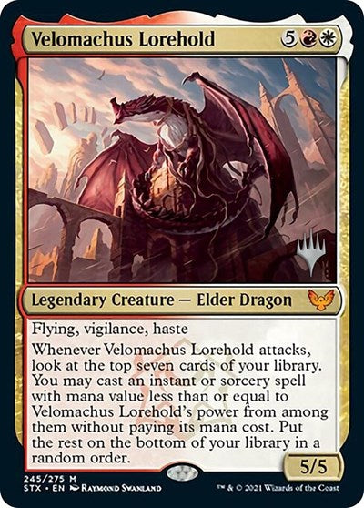 Velomachus Lorehold (Promo Pack) [Strixhaven: School of Mages Promos] | Gear Gaming Fayetteville