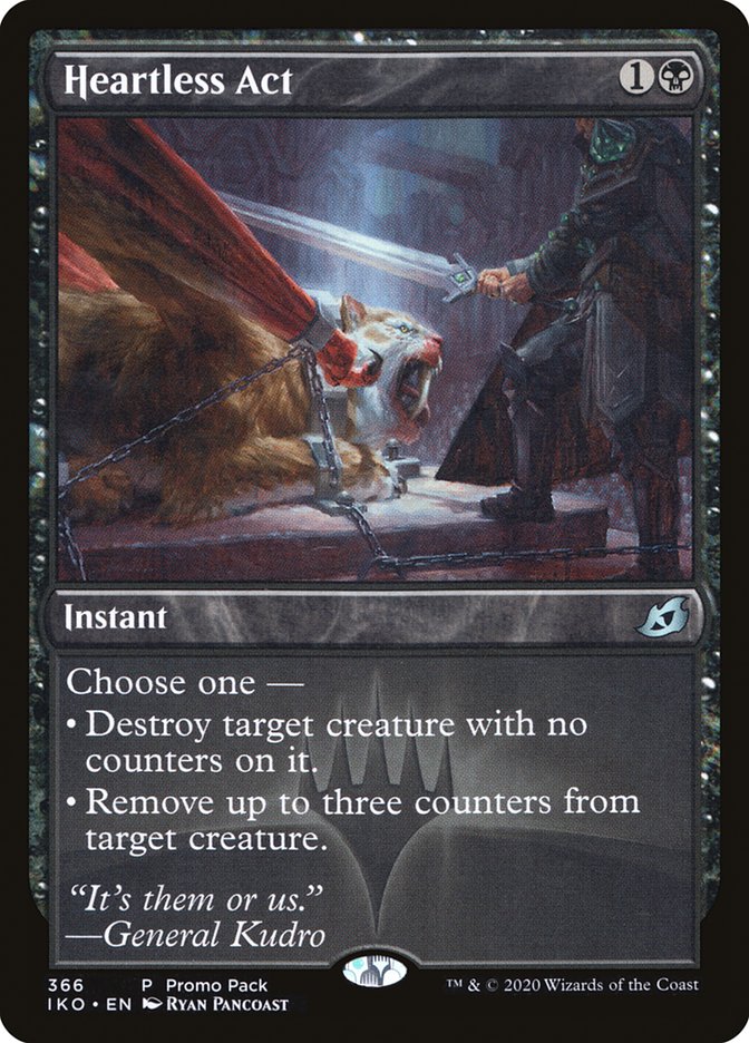 Heartless Act (Promo Pack) [Ikoria: Lair of Behemoths Promos] | Gear Gaming Fayetteville