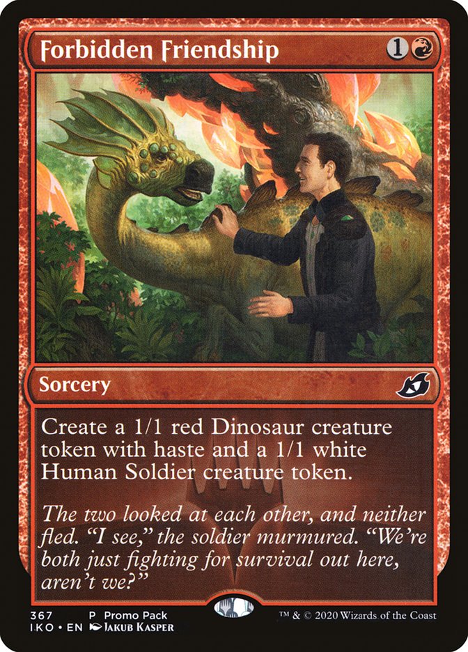 Forbidden Friendship (Promo Pack) [Ikoria: Lair of Behemoths Promos] | Gear Gaming Fayetteville
