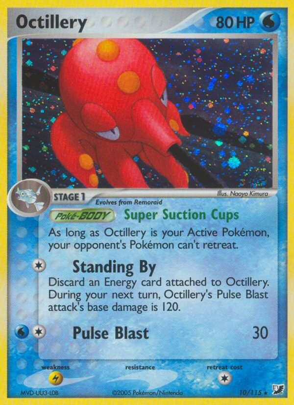 Octillery (10/115) [EX: Unseen Forces] | Gear Gaming Fayetteville