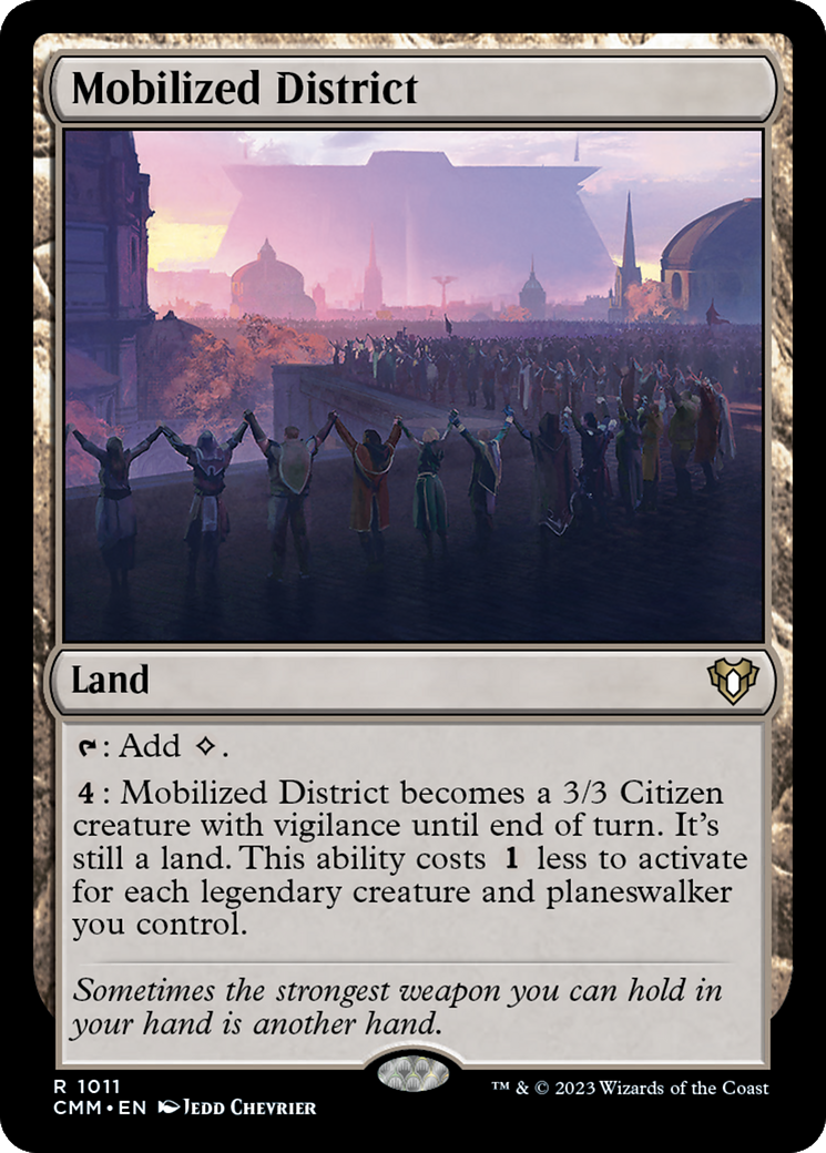 Mobilized District [Commander Masters] | Gear Gaming Fayetteville