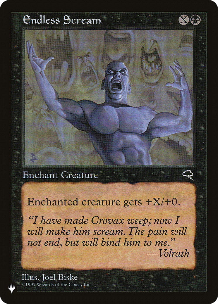 Endless Scream [The List Reprints] | Gear Gaming Fayetteville