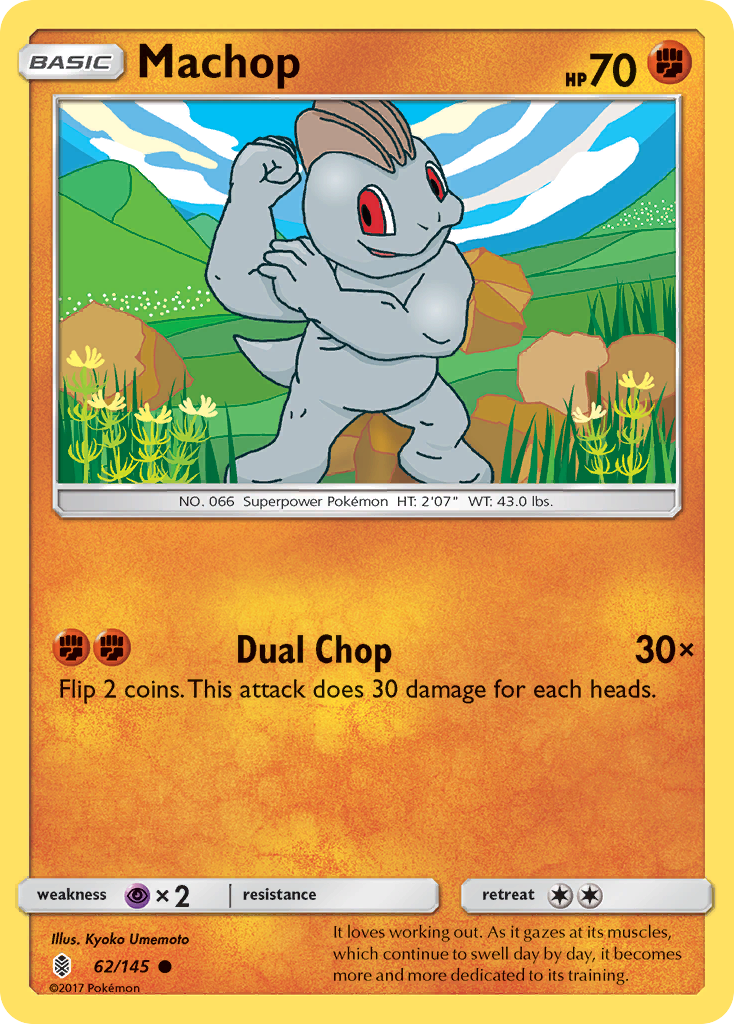 Machop (62/145) [Sun & Moon: Guardians Rising] | Gear Gaming Fayetteville