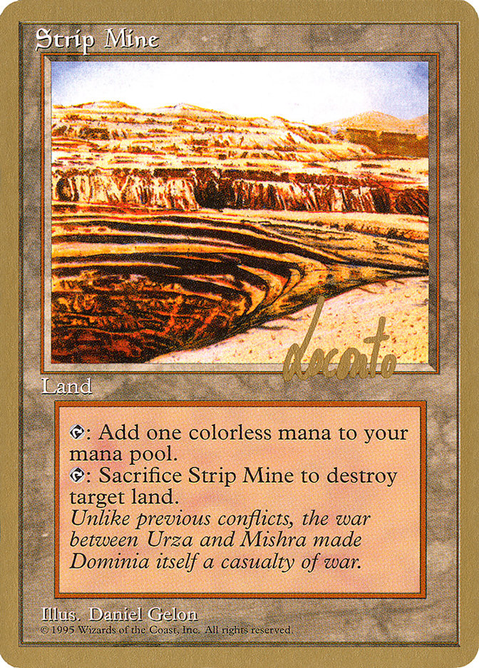 Strip Mine (Michael Loconto) [Pro Tour Collector Set] | Gear Gaming Fayetteville