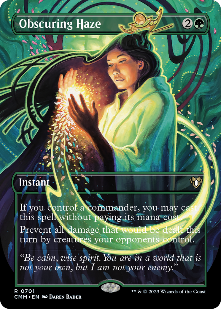 Obscuring Haze (Borderless Alternate Art) [Commander Masters] | Gear Gaming Fayetteville
