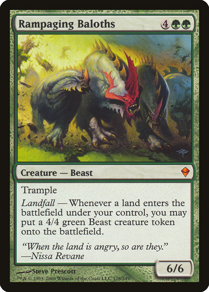 Rampaging Baloths [Zendikar] | Gear Gaming Fayetteville