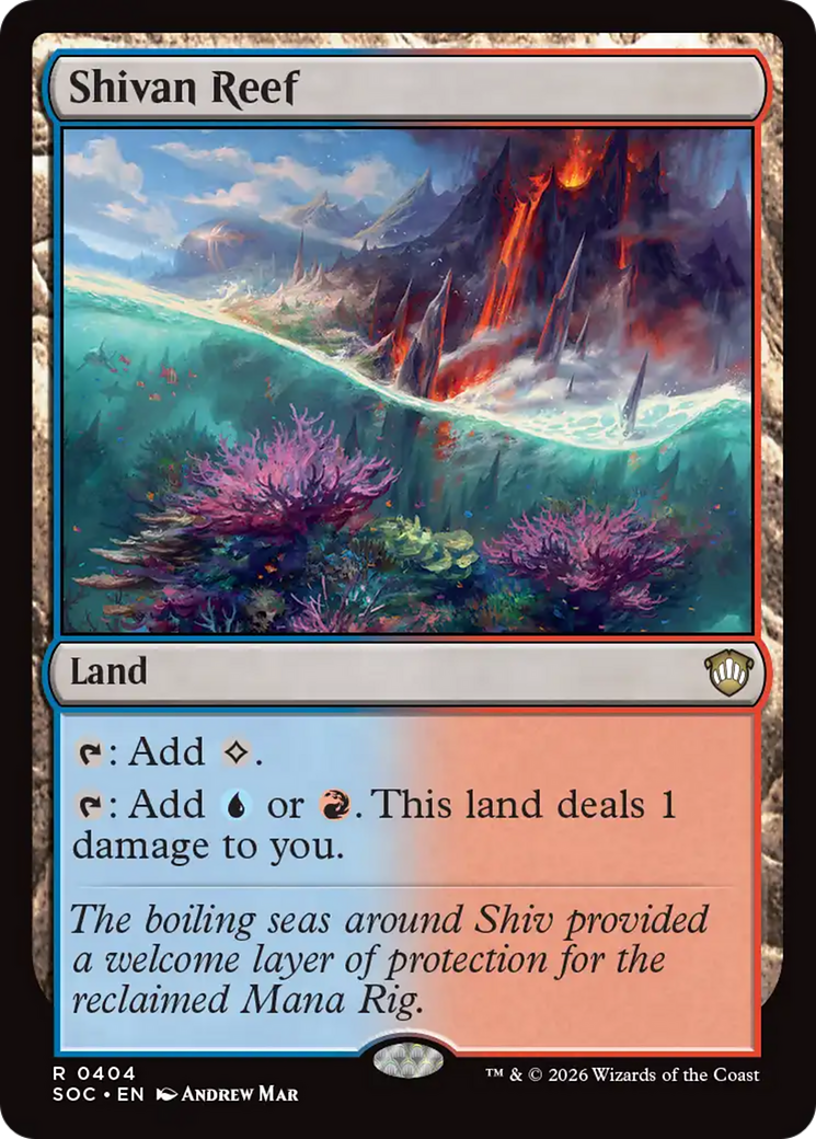 Shivan Reef [Secrets of Strixhaven Commander] | Gear Gaming Fayetteville