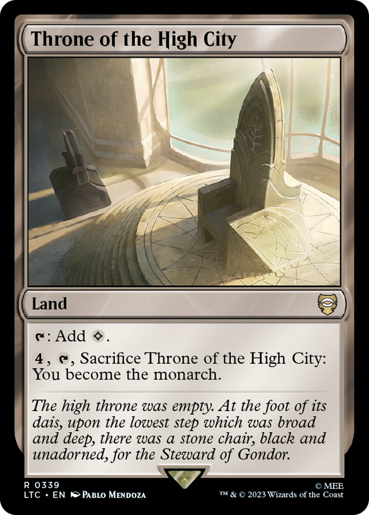 Throne of the High City [The Lord of the Rings: Tales of Middle-Earth Commander] | Gear Gaming Fayetteville