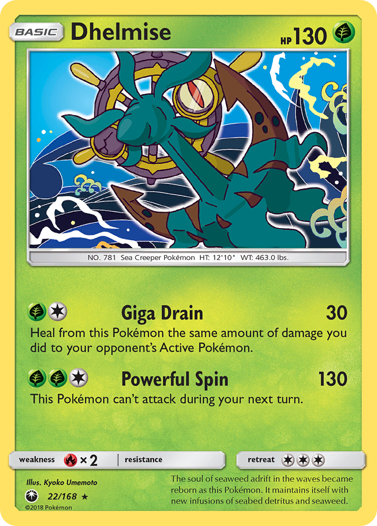 Dhelmise (22/168) [Sun & Moon: Celestial Storm] | Gear Gaming Fayetteville