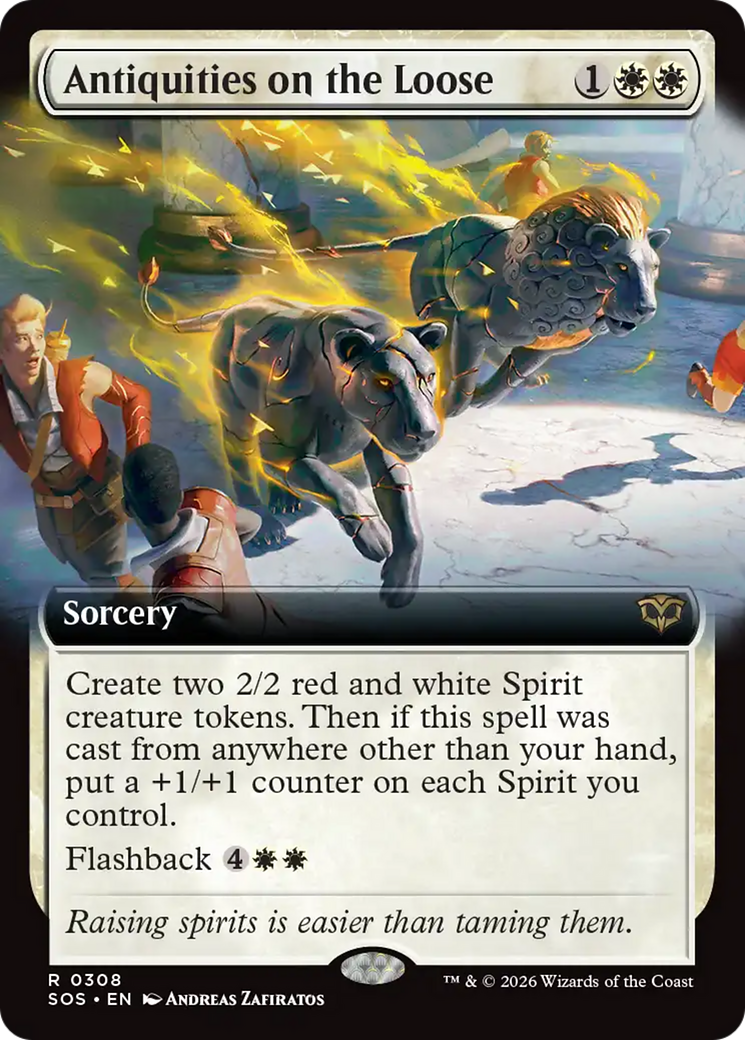 Antiquities on the Loose (Extended Art) [Secrets of Strixhaven] | Gear Gaming Fayetteville