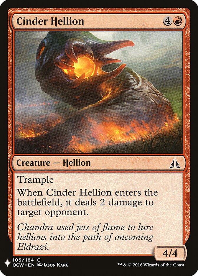 Cinder Hellion [Mystery Booster] | Gear Gaming Fayetteville