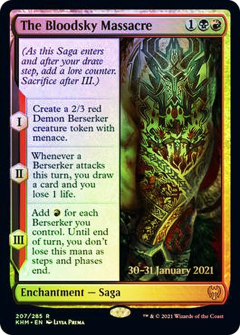 The Bloodsky Massacre [Kaldheim Prerelease Promos] | Gear Gaming Fayetteville