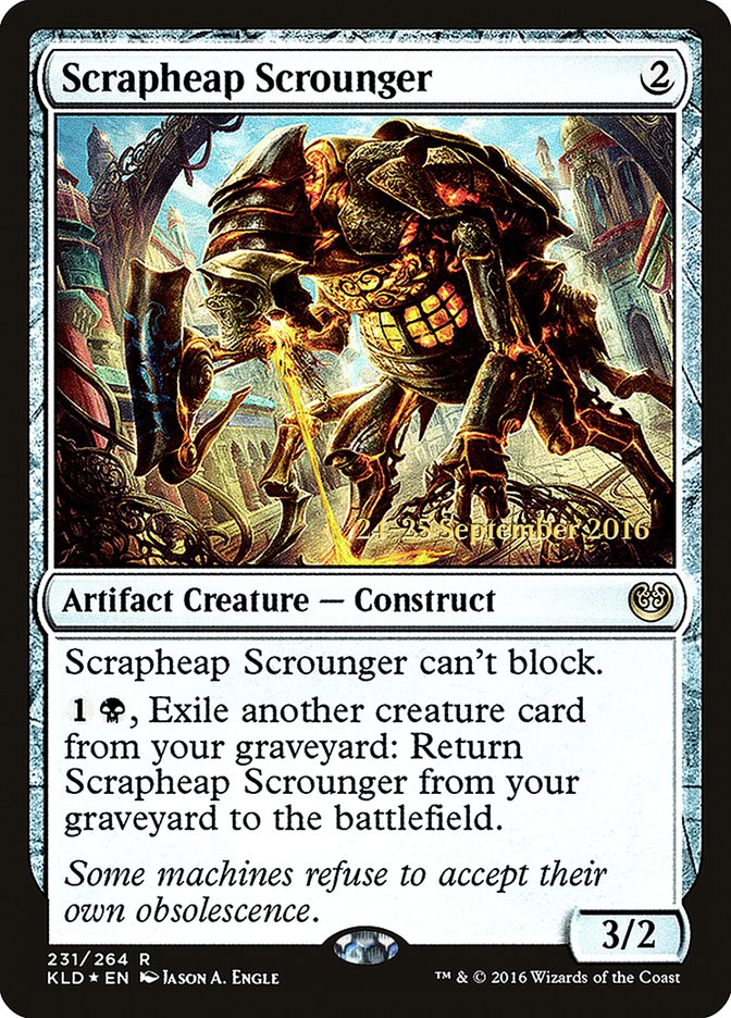 Scrapheap Scrounger [Kaladesh Prerelease Promos] | Gear Gaming Fayetteville