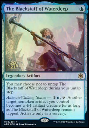 The Blackstaff of Waterdeep [Dungeons & Dragons: Adventures in the Forgotten Realms Prerelease Promos] | Gear Gaming Fayetteville