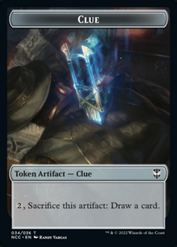 Clue // Copy Double-Sided Token [Streets of New Capenna Commander Tokens] | Gear Gaming Fayetteville