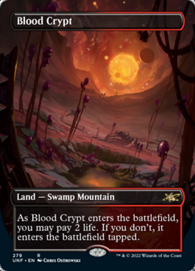 Blood Crypt (Borderless) [Unfinity] | Gear Gaming Fayetteville