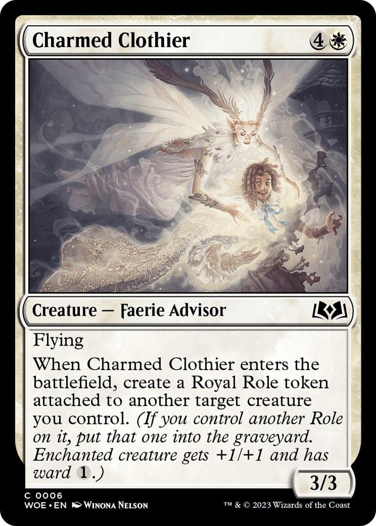 Charmed Clothier [Wilds of Eldraine] | Gear Gaming Fayetteville