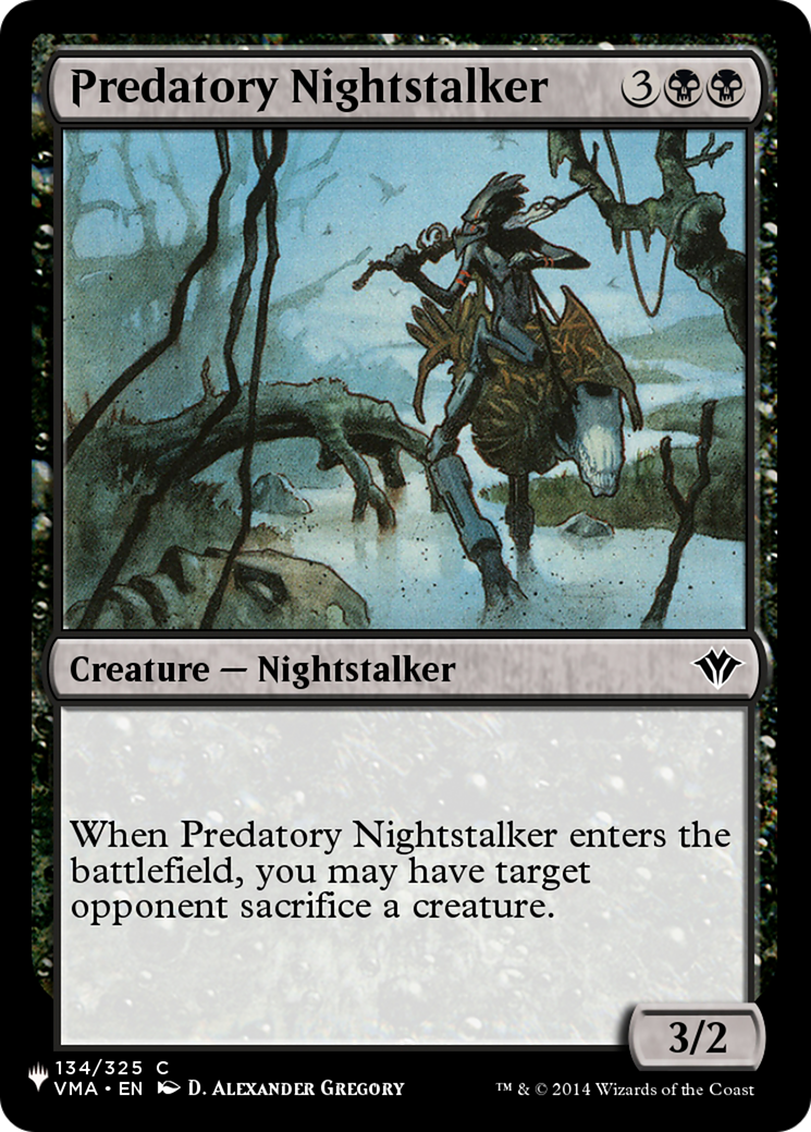 Predatory Nightstalker [The List Reprints] | Gear Gaming Fayetteville