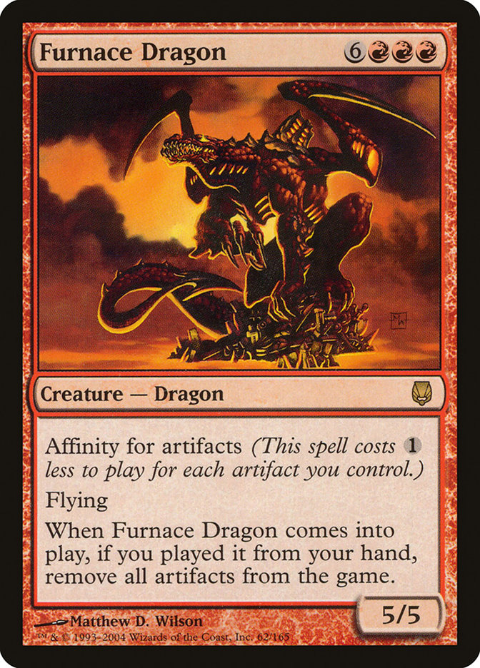Furnace Dragon [Darksteel] | Gear Gaming Fayetteville