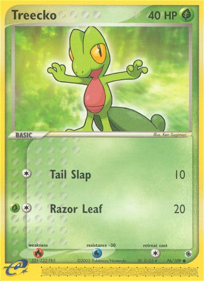 Treecko (76/109) [EX: Ruby & Sapphire] | Gear Gaming Fayetteville