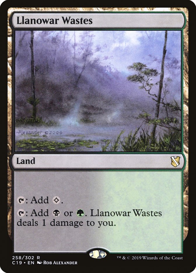 Llanowar Wastes [Commander 2019] | Gear Gaming Fayetteville