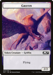 Dog // Griffin Double-Sided Token [Core Set 2021 Tokens] | Gear Gaming Fayetteville