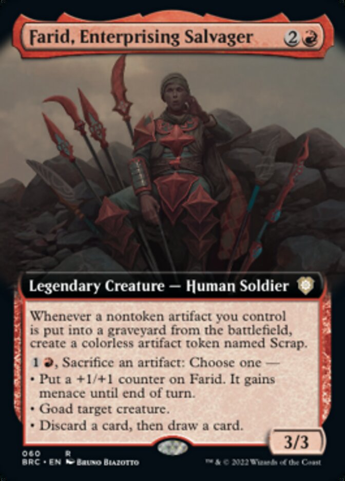 Farid, Enterprising Salvager (Extended Art) [The Brothers' War Commander] | Gear Gaming Fayetteville