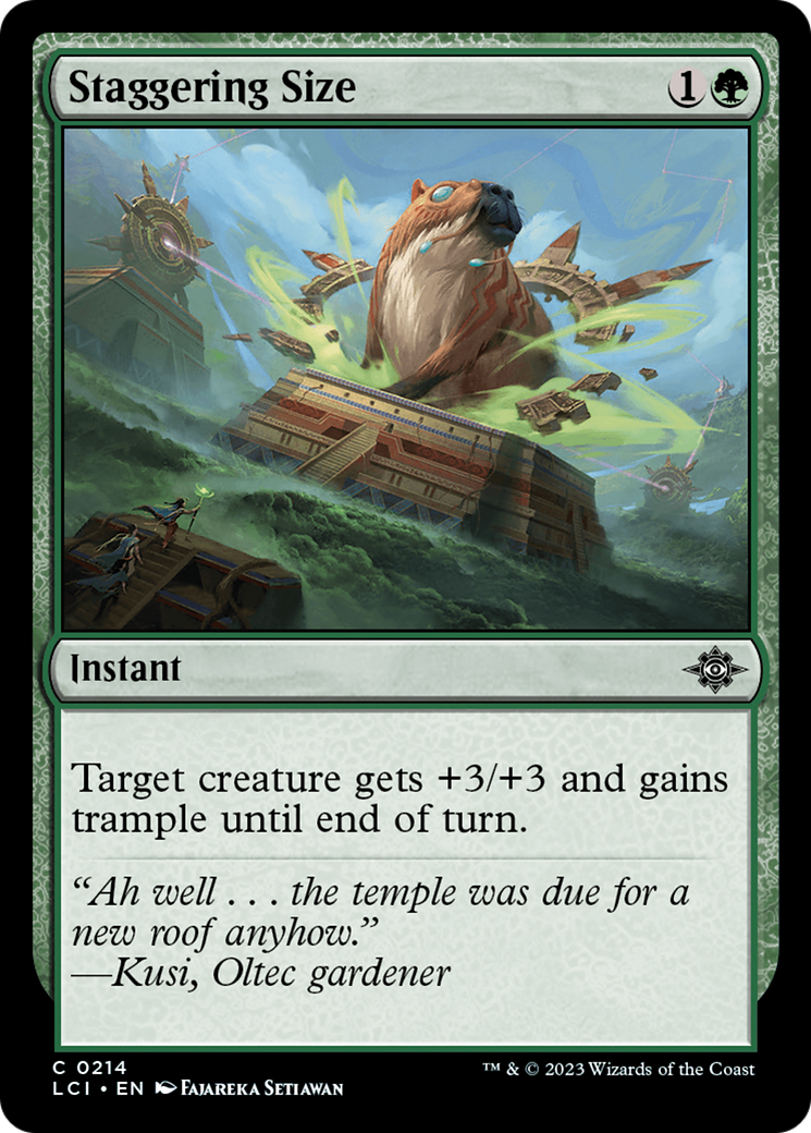 Staggering Size [The Lost Caverns of Ixalan] | Gear Gaming Fayetteville