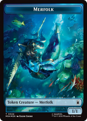 Council of Reeds (024) // Merfolk (024) Double-Sided Token (Surge Foil) [Marvel Super Heroes Commander Tokens] | Gear Gaming Fayetteville