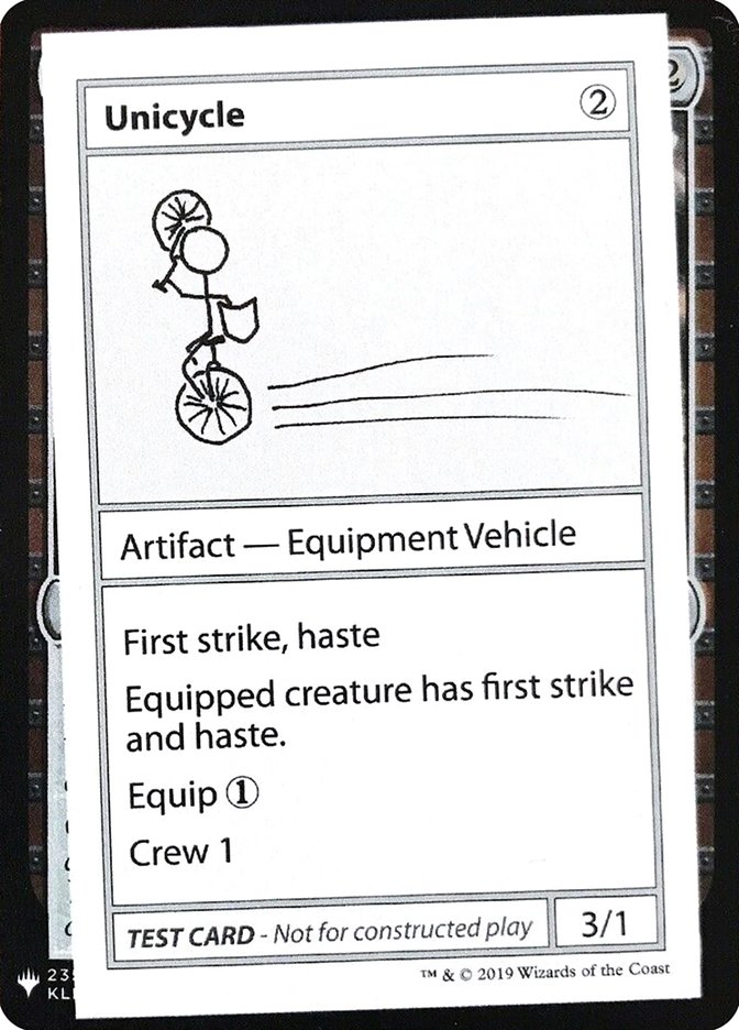 Unicycle [Mystery Booster Playtest Cards] | Gear Gaming Fayetteville