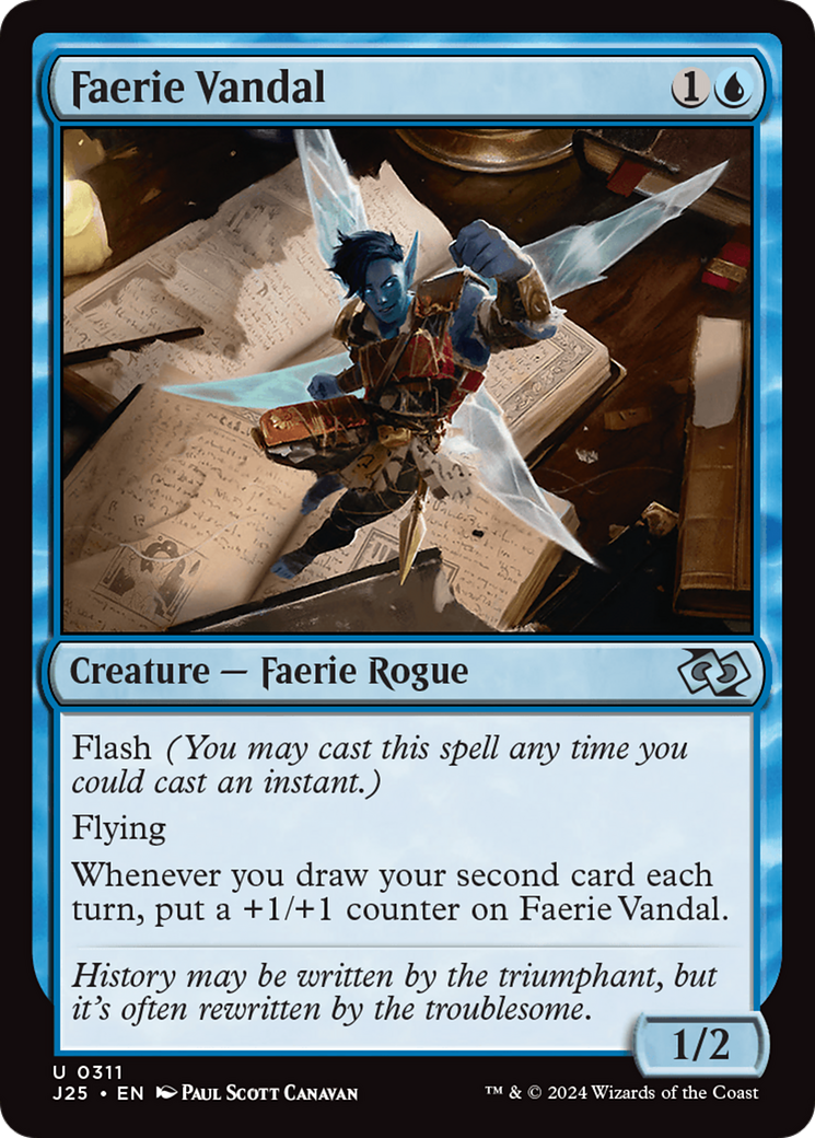 Faerie Vandal [Foundations Jumpstart] | Gear Gaming Fayetteville