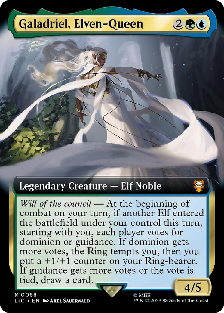 Galadriel, Elven-Queen (Extended Art) [The Lord of the Rings: Tales of Middle-Earth Commander] | Gear Gaming Fayetteville