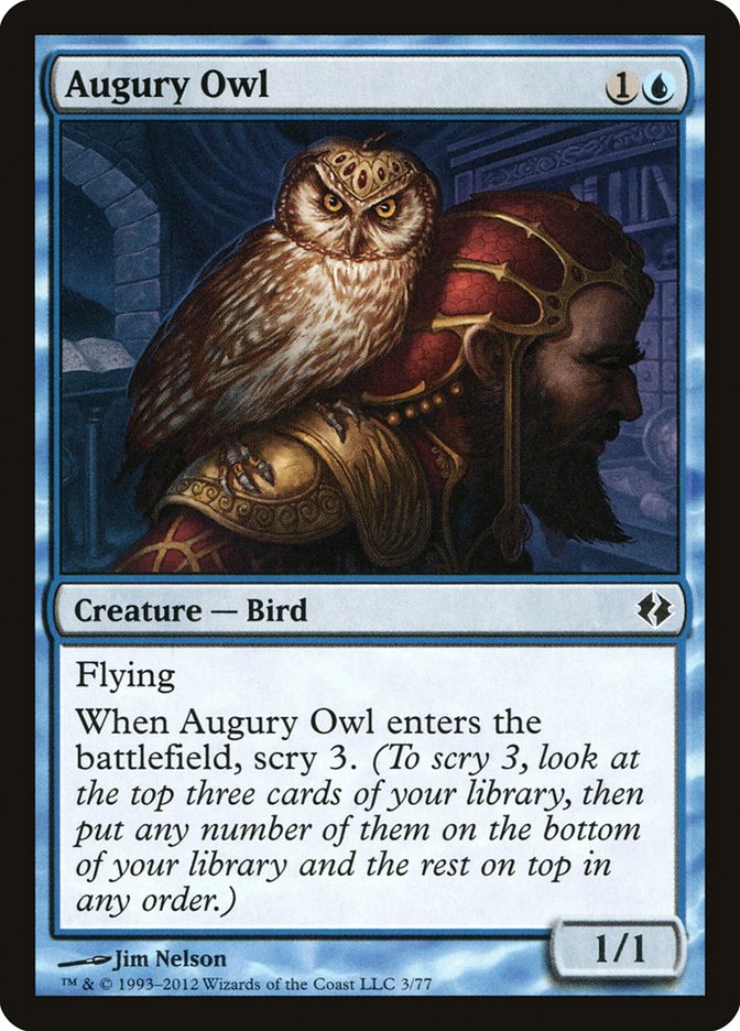 Augury Owl [Duel Decks: Venser vs. Koth] | Gear Gaming Fayetteville