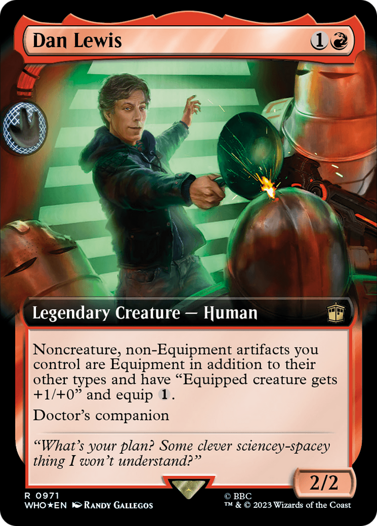 Dan Lewis (Extended Art) (Surge Foil) [Doctor Who] | Gear Gaming Fayetteville