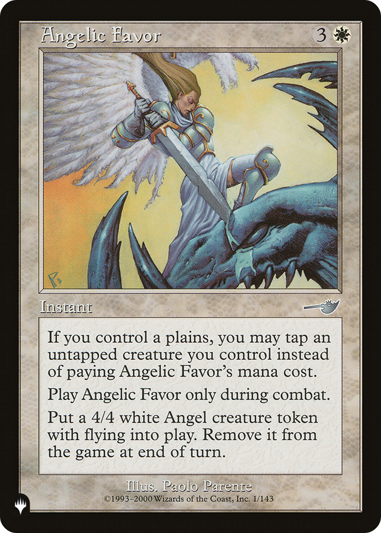 Angelic Favor [The List] | Gear Gaming Fayetteville