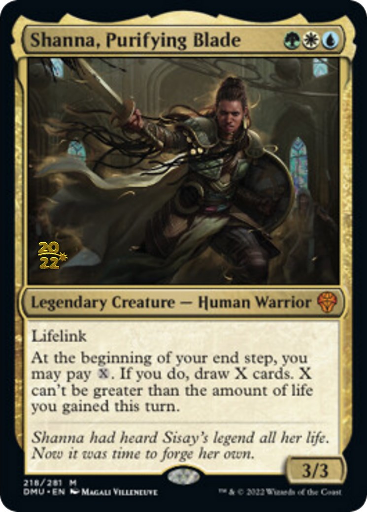 Shanna, Purifying Blade [Dominaria United Prerelease Promos] | Gear Gaming Fayetteville