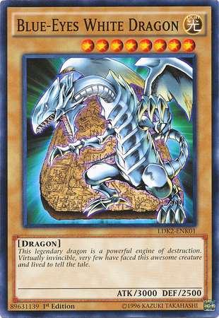 Blue-Eyes White Dragon (Version 4) [LDK2-ENK01] Common | Gear Gaming Fayetteville