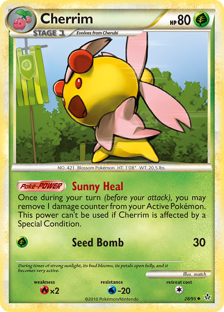 Cherrim (28/95) [HeartGold & SoulSilver: Unleashed] | Gear Gaming Fayetteville