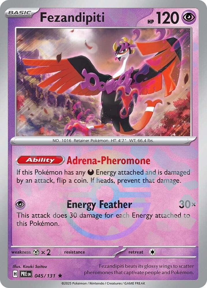 Fezandipiti (045/131) (Poke Ball Pattern) [Scarlet & Violet: Prismatic Evolutions] | Gear Gaming Fayetteville