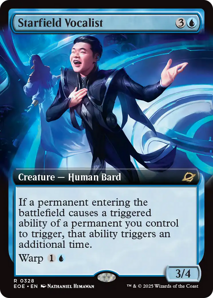 Starfield Vocalist (Extended Art) [Edge of Eternities] | Gear Gaming Fayetteville