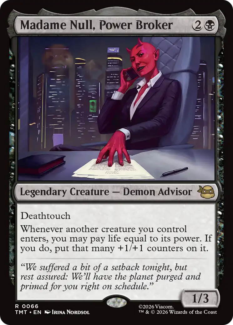 Madame Null, Power Broker [Teenage Mutant Ninja Turtles] | Gear Gaming Fayetteville