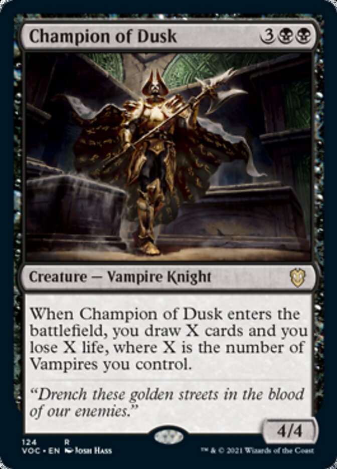 Champion of Dusk [Innistrad: Crimson Vow Commander] | Gear Gaming Fayetteville