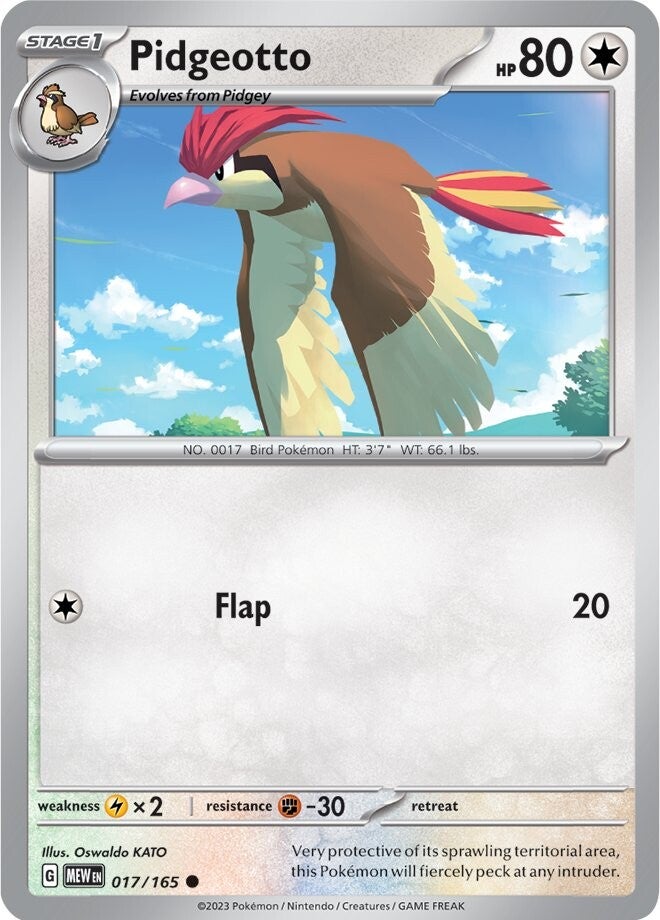 Pidgeotto (017/165) [Scarlet & Violet: 151] | Gear Gaming Fayetteville