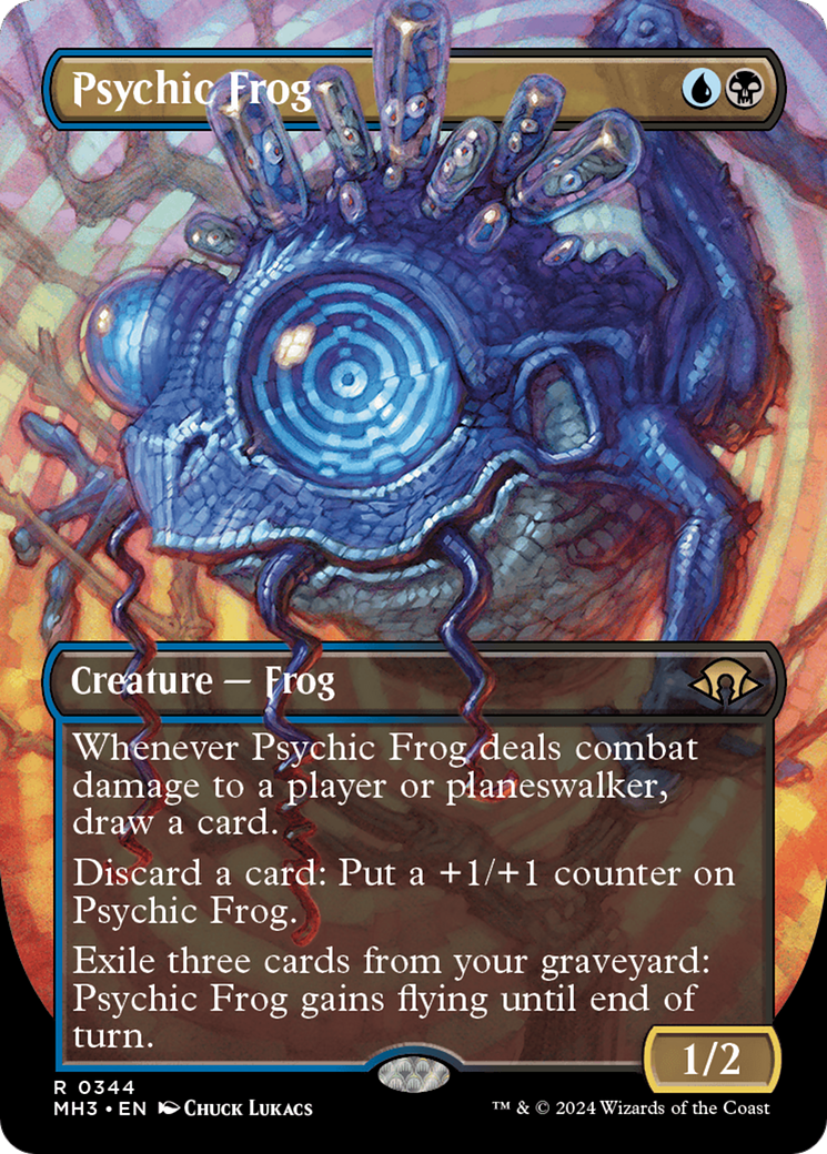 Psychic Frog (Borderless) [Modern Horizons 3] | Gear Gaming Fayetteville